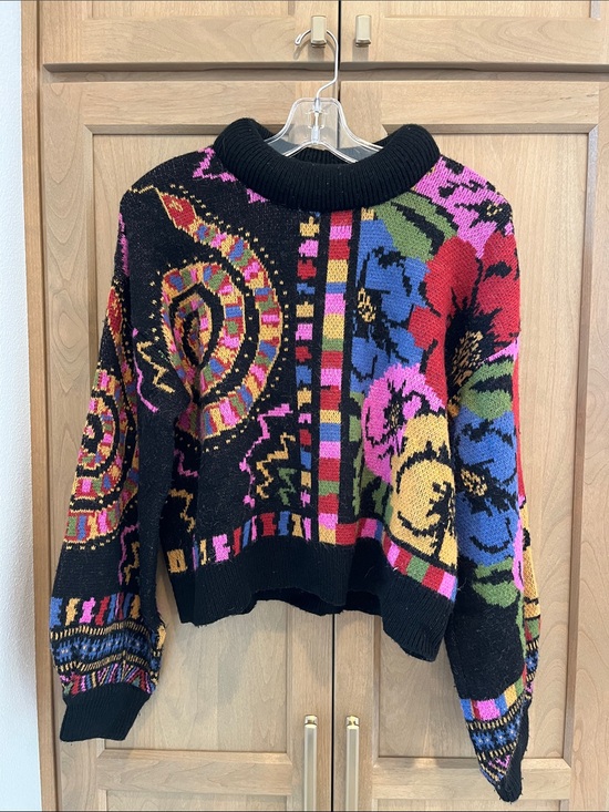 FARM Rio Sweaters - Farm Rio Neck Roll Sweater